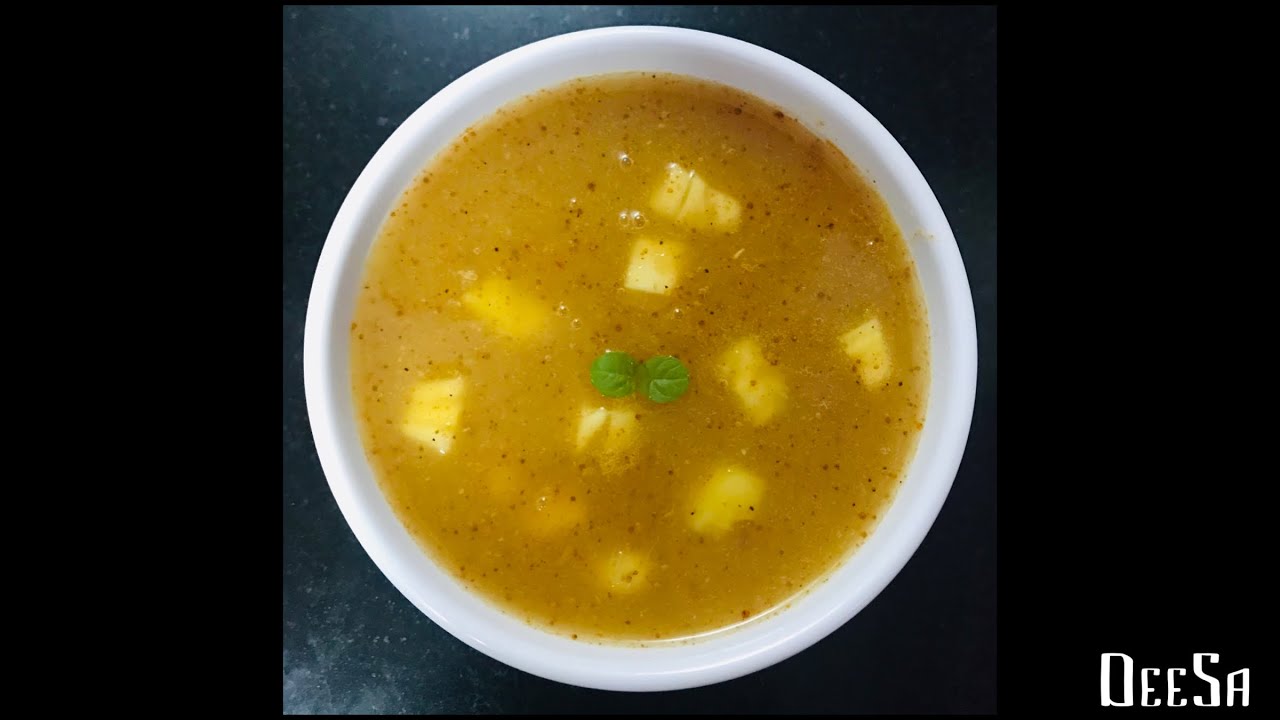 Quick and Easy Pineapple Sweet and Sour Soup /  Ananas Soup