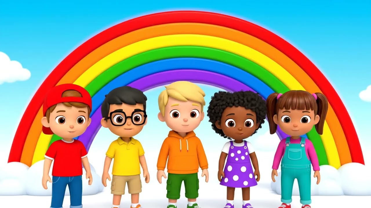 Color Magic Adventures | Learn with the Happy Five 🎨⭐