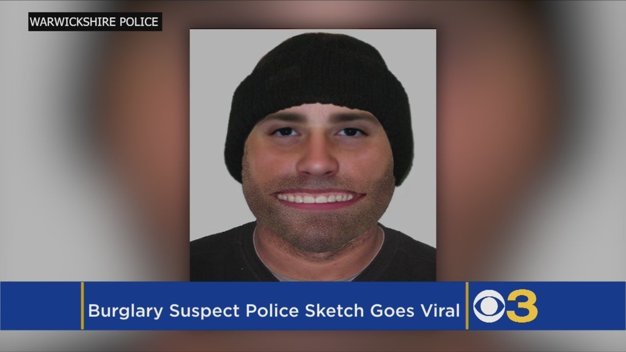 Bizarre Police Sketch Of Burglary Suspect In England Goes Viral