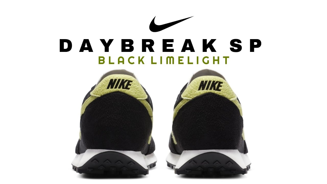 NIKE DAYBREAK SP Black Limelight DETAILED LOOK, PRICE + RELEASE DATE
