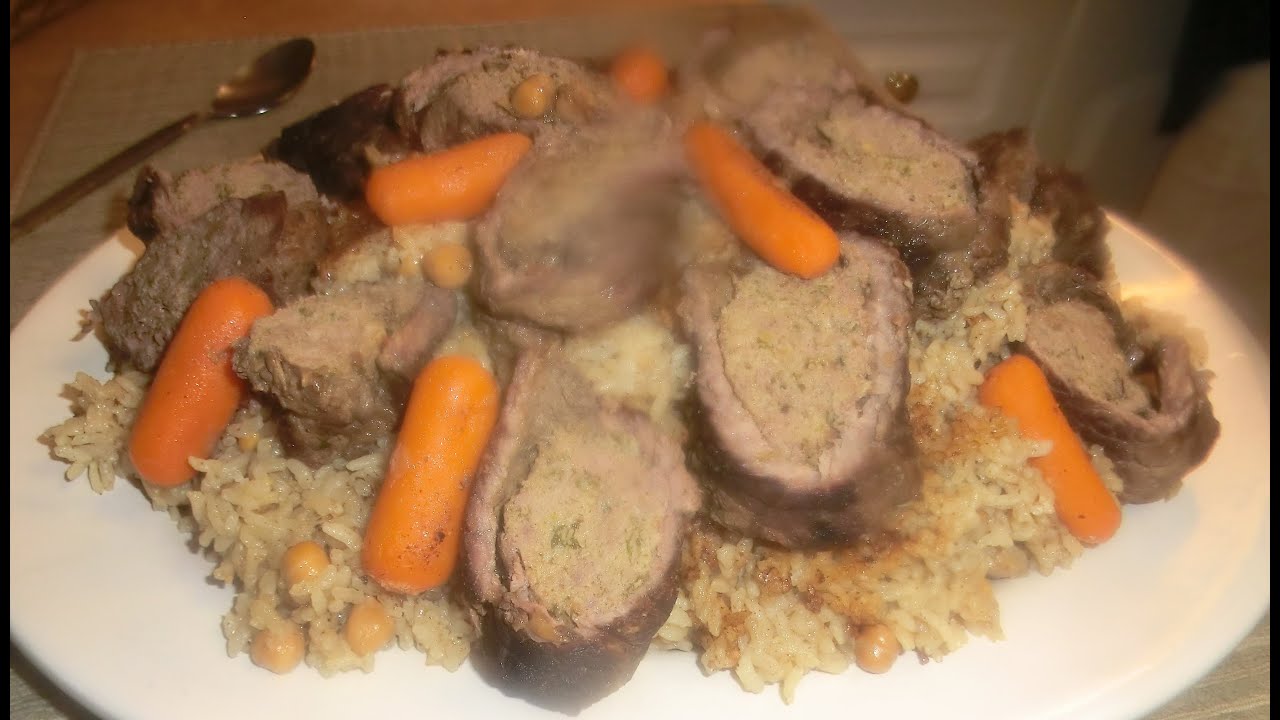 Rolled up Beef with Rice (up side down) by Creative Cooking Channel