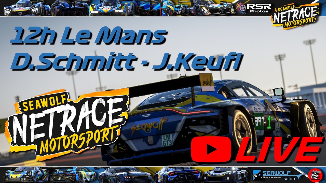 12h Le Mans Split 1 - Seawolf NetRace Motorsport Aston Martin GT3 onboard