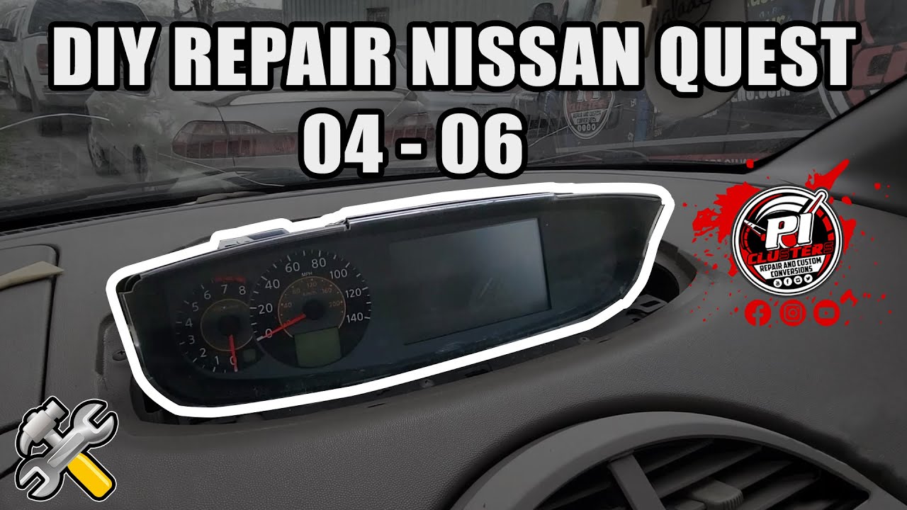 DIY REPAIR 04-06 NISSAN QUEST CLUSTER!