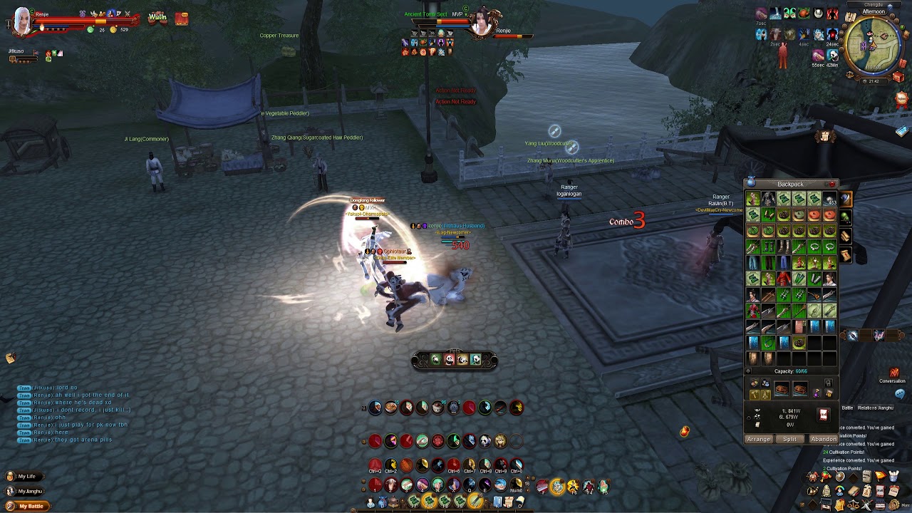 Age of Wushu: Renjie & Jitkuso vs. Ophiotaur & MVP