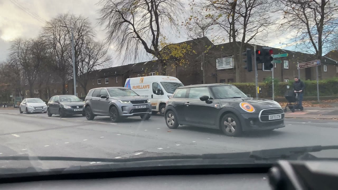 Driving in Glasgow - Calton - November 2021