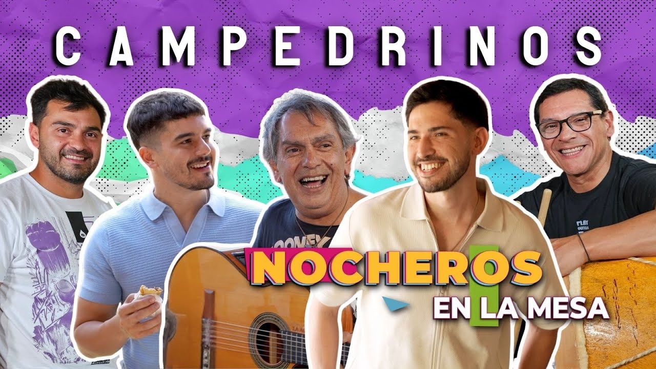 Nocheros en la mesa con Campedrinos