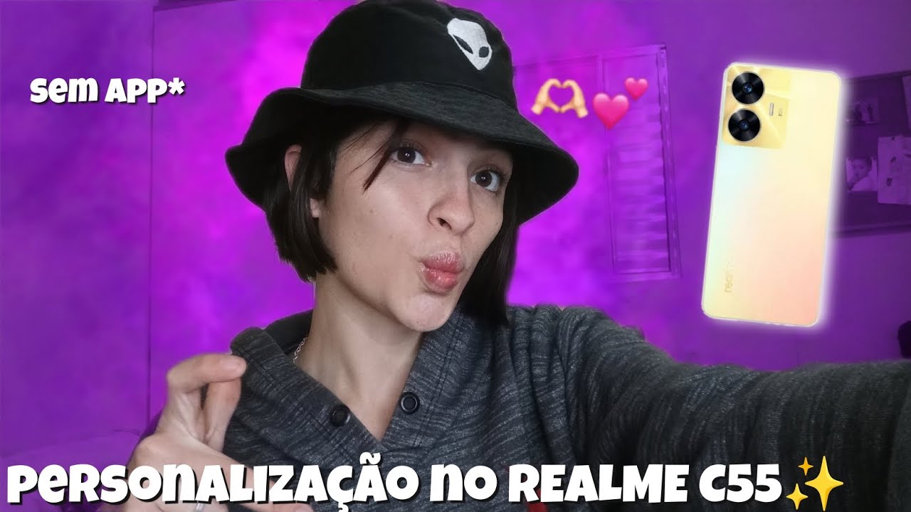 PERSONALIZAÇÃO NO REALME C55 ✨❤️|não precisa baixar nenhum app*.