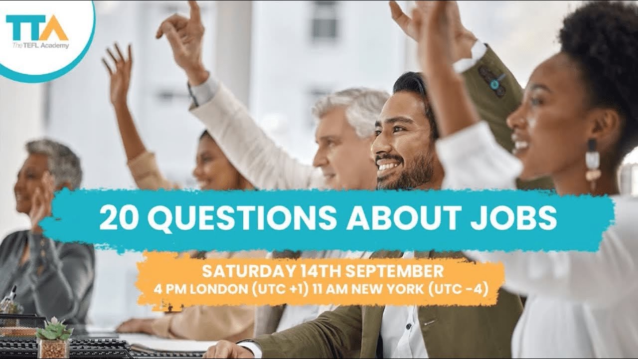 20 Questions About Jobs | The TEFL Academy