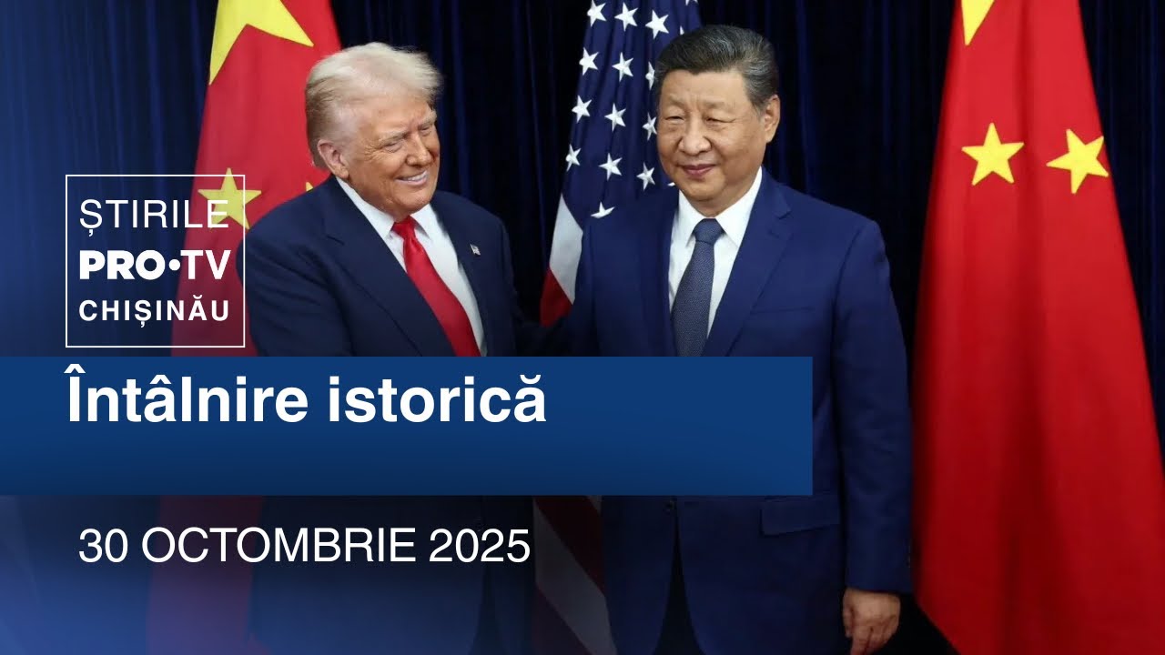 Știrile PRO TV (ORA 20:00) | TRUMP ȘI XI ȘI-AU STR&Acirc;NS M&Acirc;INILE 