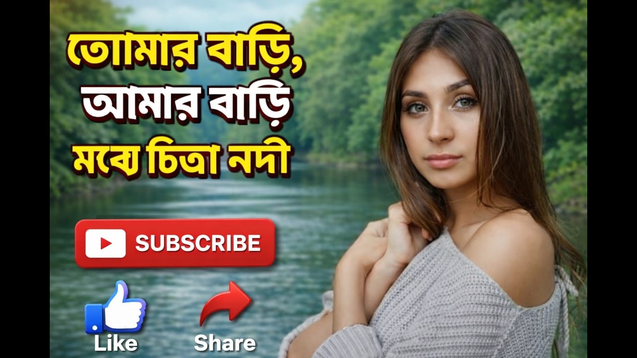 তোমার বাড়ি আমার বাড়ি মধ্যে চিত্রা নদী | Tomar Bari Amar Bari | Bangla Folk Song