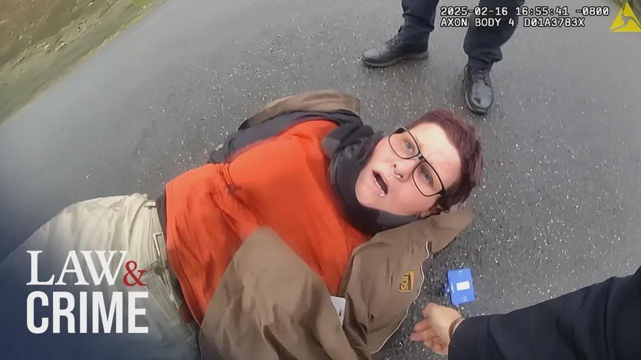 Falsche UPS-Zustellerin täuscht Anfall vor, als die Polizei sie erwischt