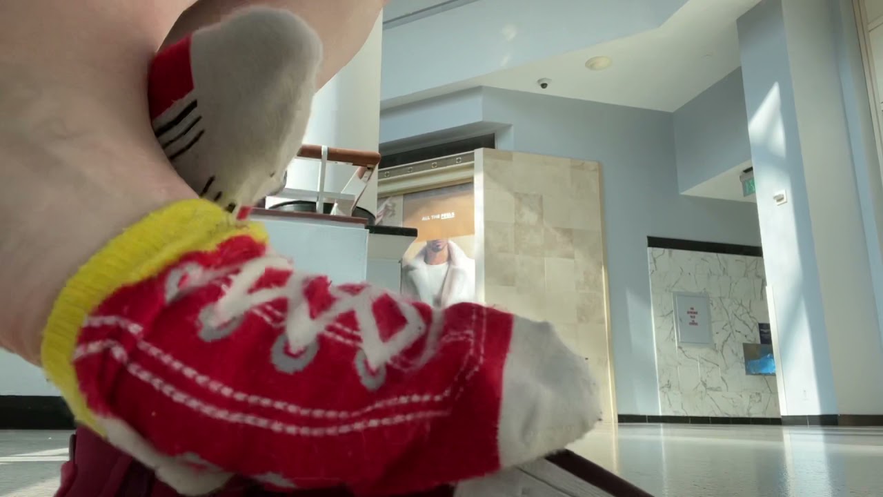 PUBLIC Red Adidas Side POV Shoeplay