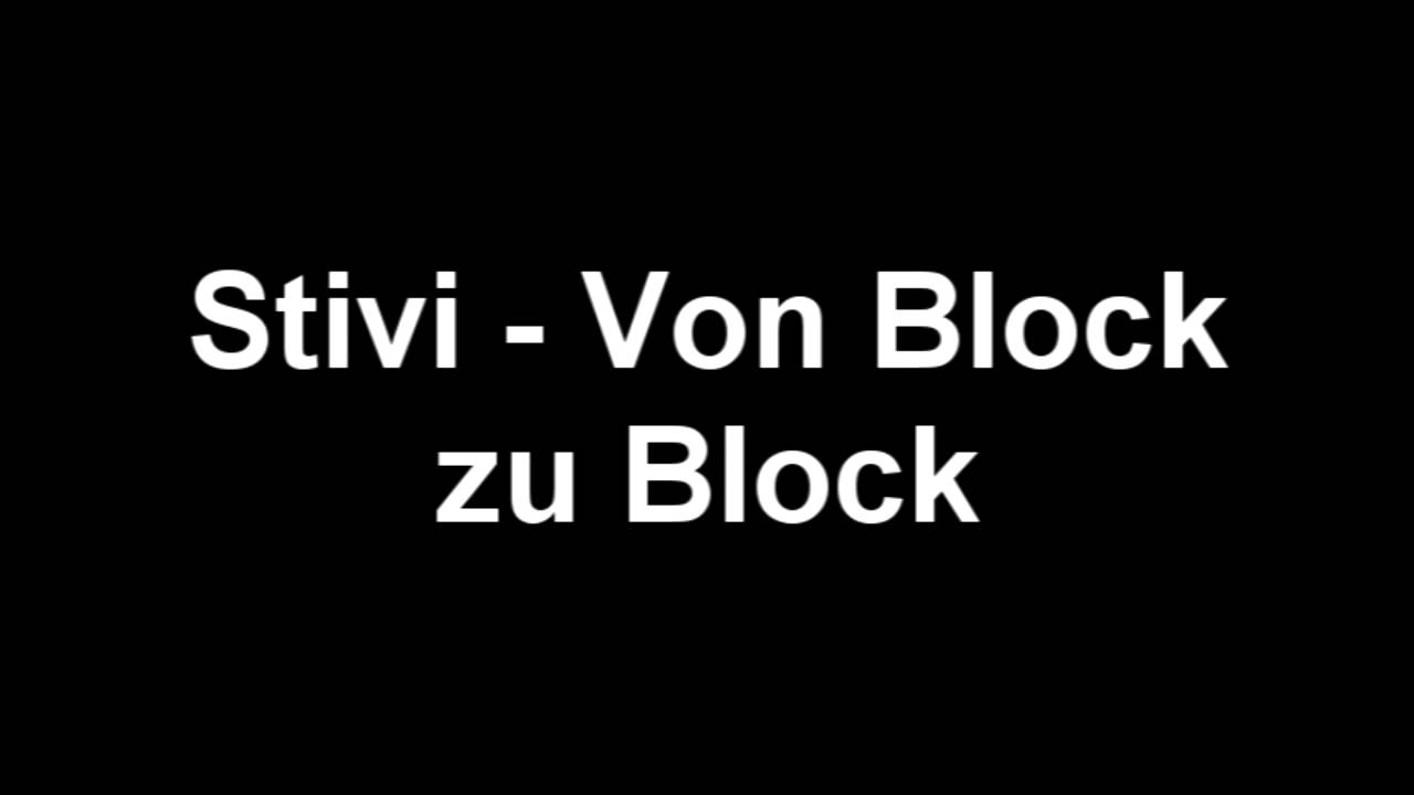 Stivi - Von Block zu Block (MAESTRO DISS)