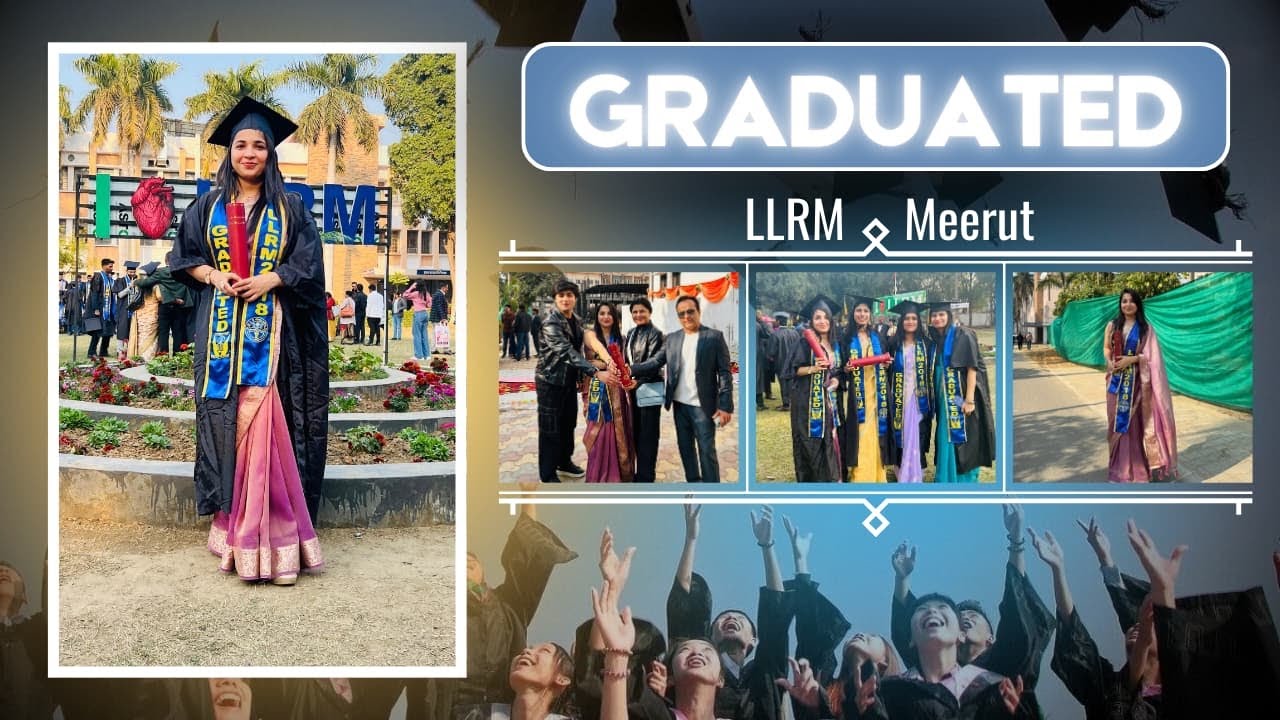I Got GRADUATED🤩👩‍🎓 | Convocation day- LLRM Medical college | Dr Rajshree |