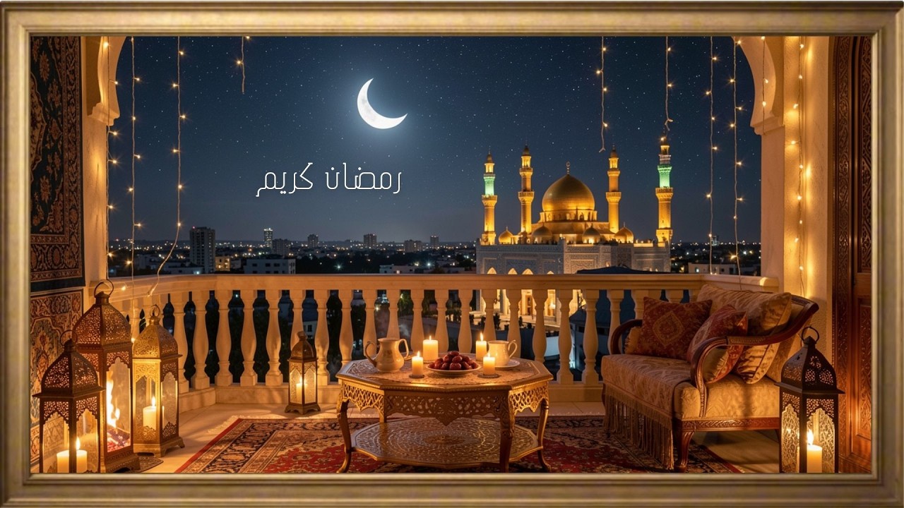 Ramadan Kareem 🌙 | Islamic Night Ambience for Frame TV | 4K Ramadan Decor