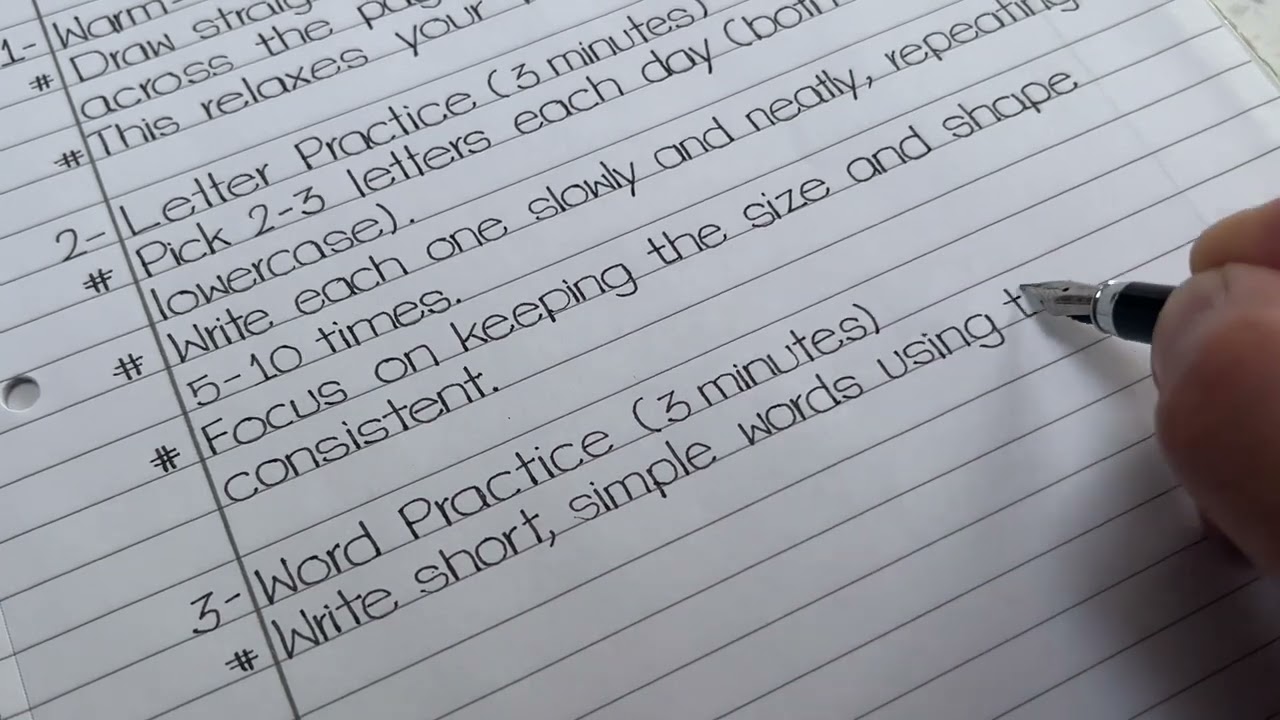 How to improve letter writing in english || Learn how to write beautiful letters