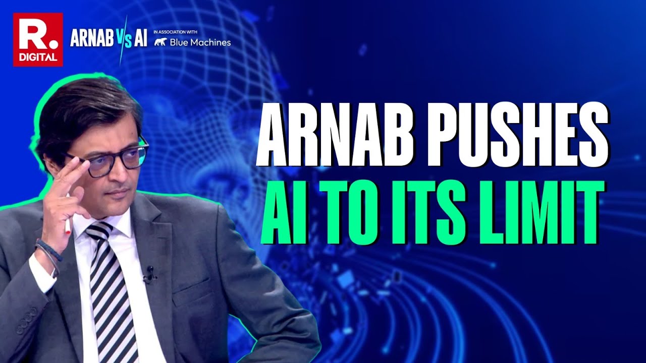 Arnab Vs AI: Arnab Corners Blue Machine AI On Human Abilities Against Programmed Responses