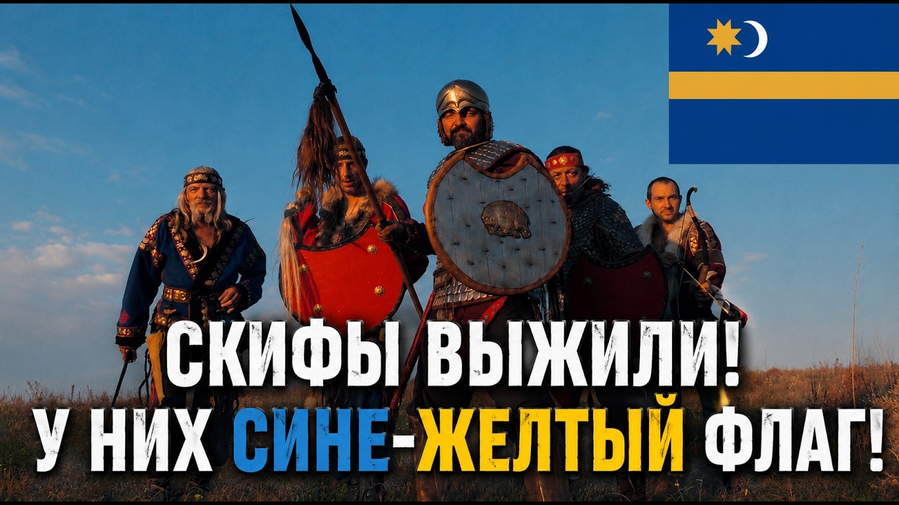 СКИФЫ ЖИВЫ ПО СЕЙ ДЕНЬ! У НИХ СИНЕ-ЖЕЛТЫЙ ФЛАГ И ОНИ НЕ ЛЮБЯТ ТИРАНОВ! Лекция историка А. Палия