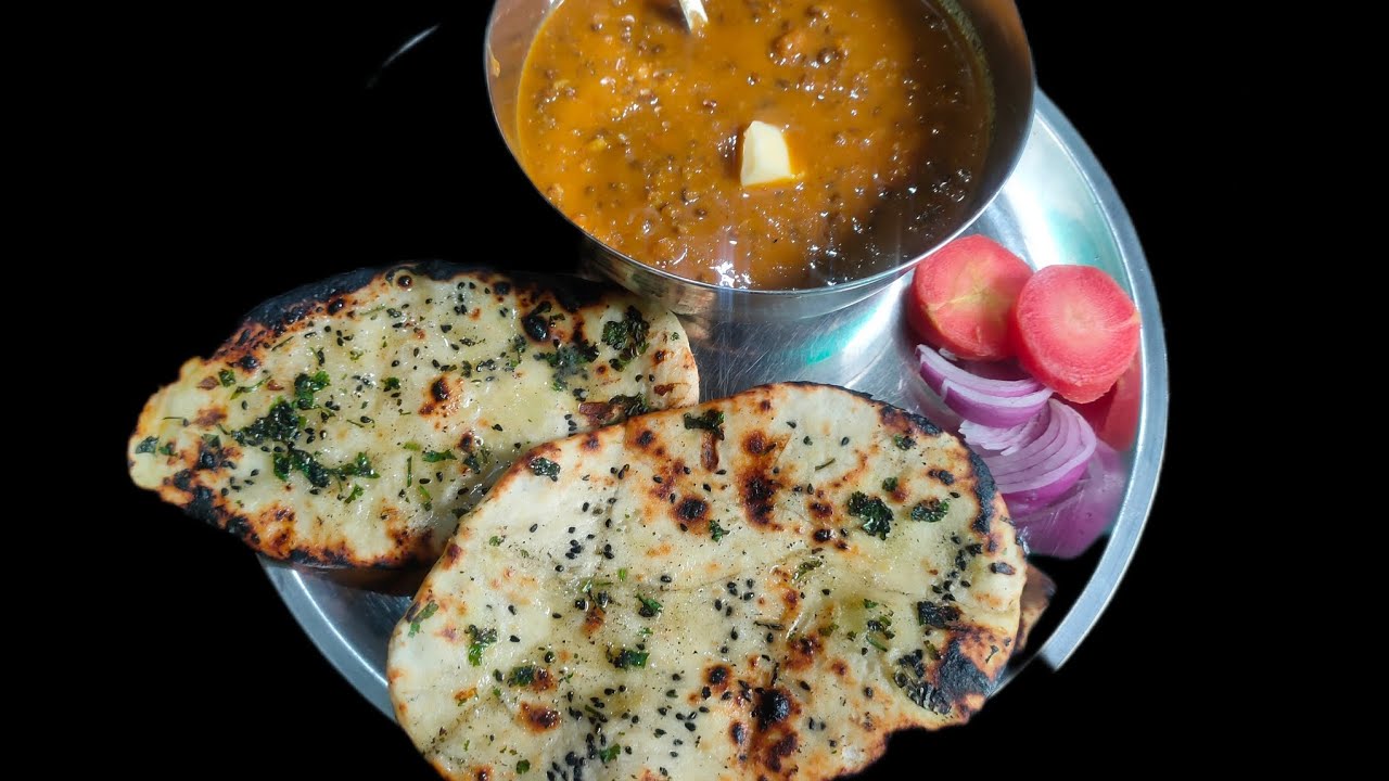 घर पर बनाएँ बिल्कुल बाहर जैसी दाल मखनी / नान 😋l Naan recipe l Dal makhni recipe #vlog #cookingvideo 