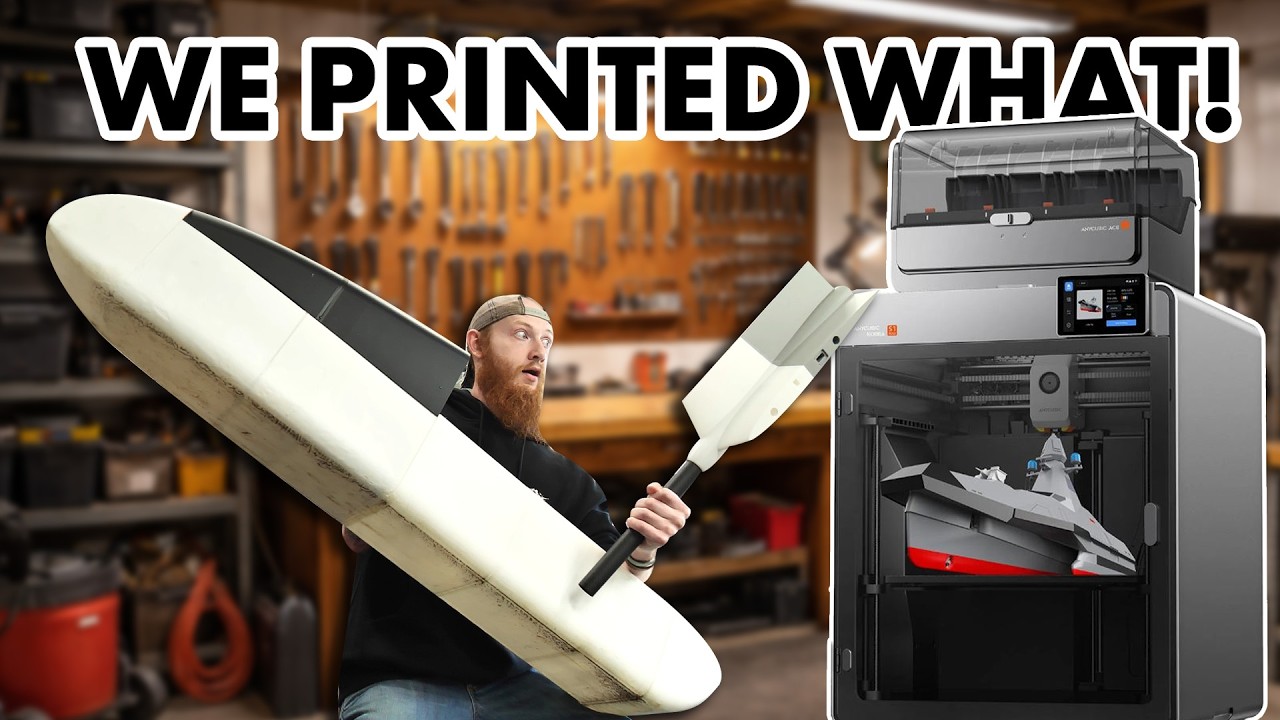 Построение 12-футового самолета с помощью Anycubic Kobra S1 Max Combo