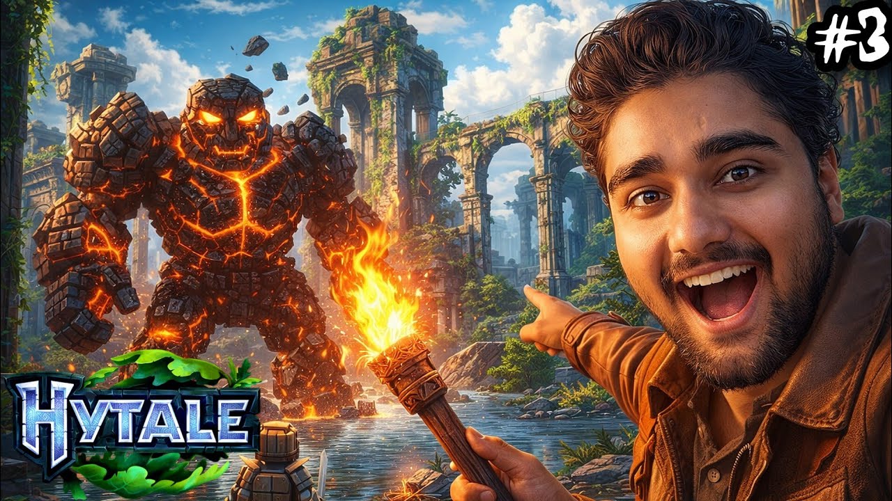 I FOUND MYSTERIOUS TEMPLE 😯 | HYTALE GAMEPLAY (PART 3)