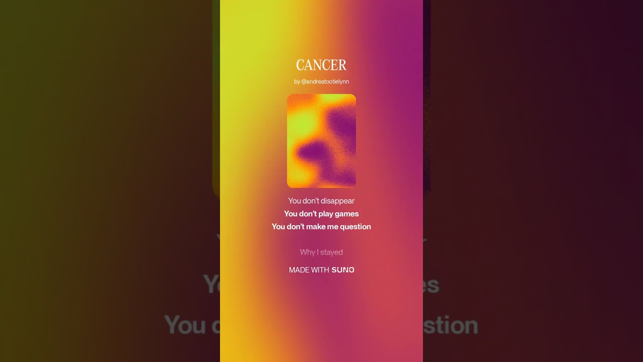 NEW SONG|CANCER|