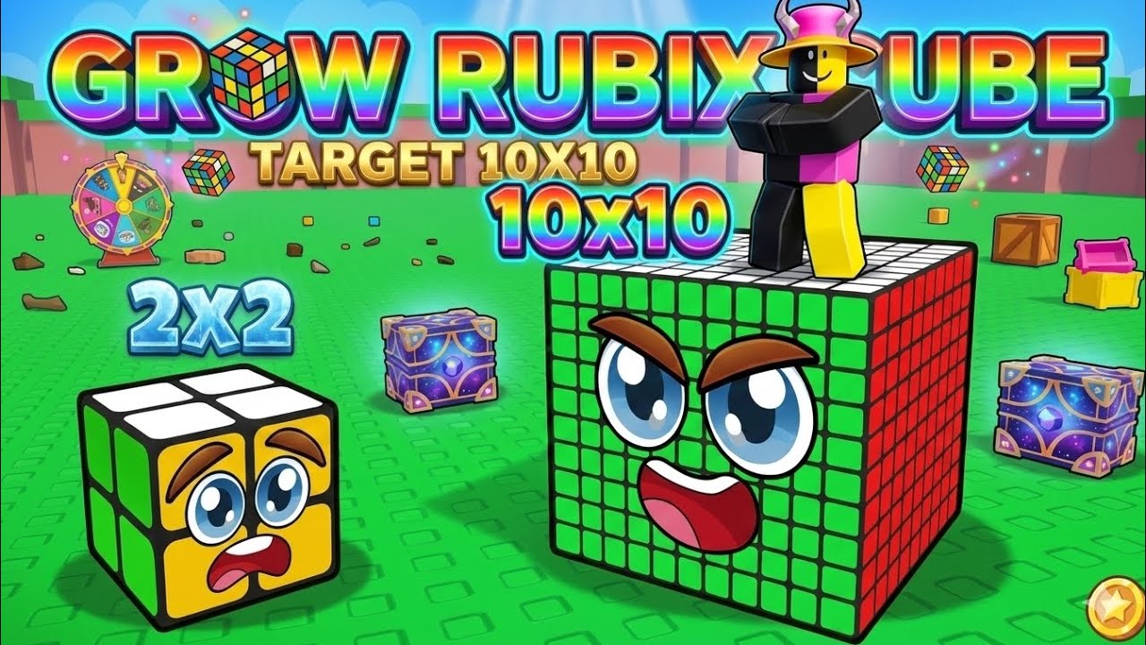 What is next Target 🎯😱Grow Your Rubix Cube 10×10 