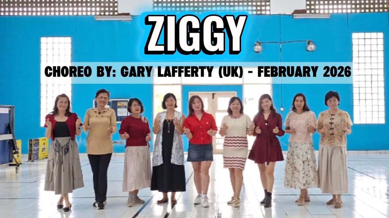 Ziggy // Line Dance // Choreo by Gary Lafferty (UK) - February 2026