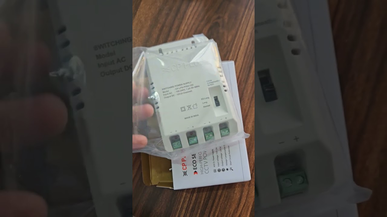 cp plus eco series high performance cctv power supply, 4/8  Ch  power supply, input Voltage:150-240V