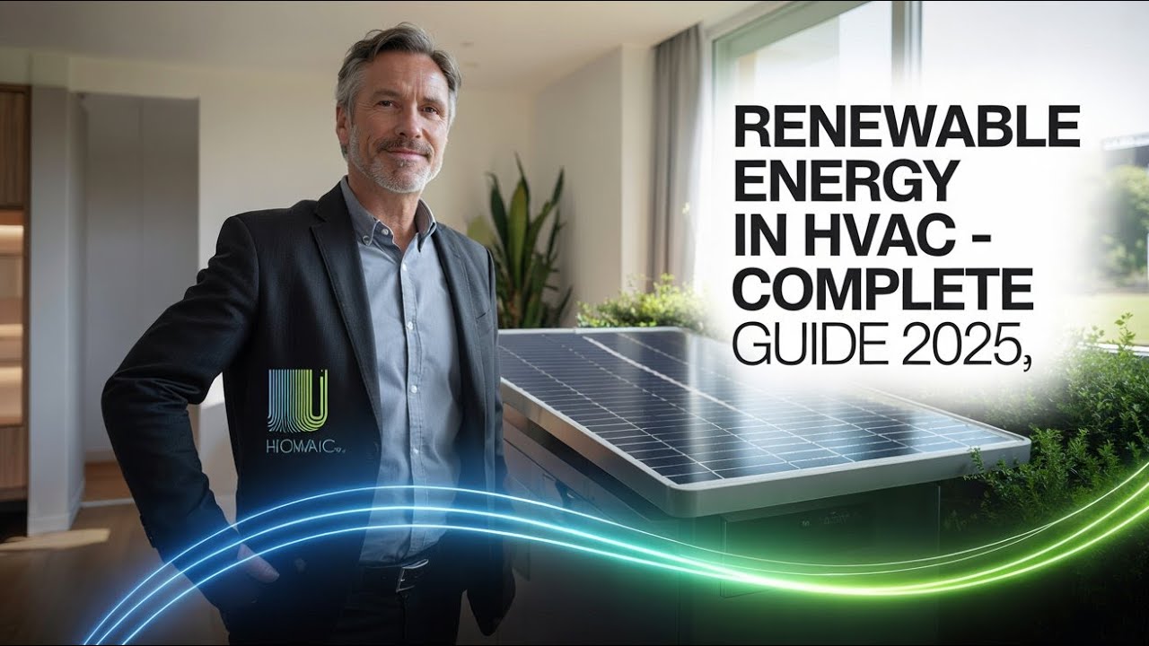 Renewable Energy in HVAC | Complete Guide to Solar, Wind & Geothermal Integration (2025)