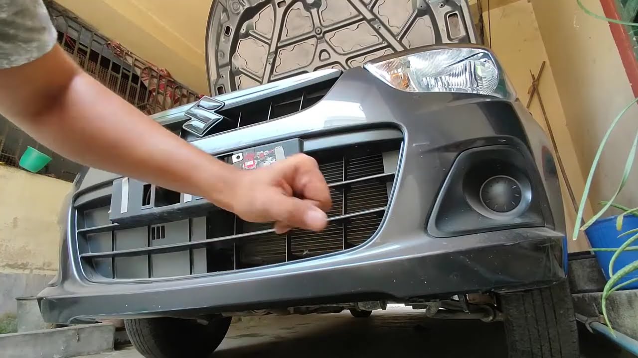 Installing bumper lip of Hyundai i20 in ALTO K10 / GoMechanic worst experience !