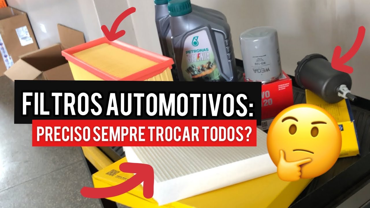Ser&aacute; que &eacute; necess&aacute;rio mesmo, na troca de &oacute;leo, trocar todos os filtros do seu carro? Descubra agora!