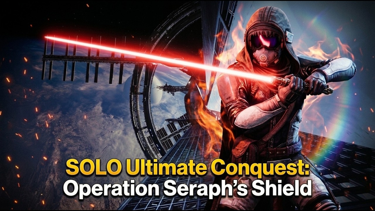 Solo Ultimate Conquest: Operation Seraph's Shield | Fortune's Favor Prismatic Hunter