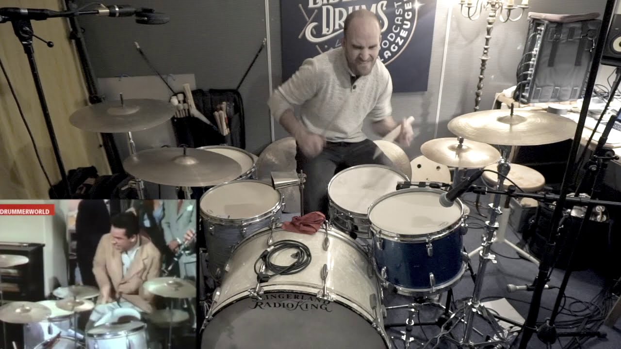 Buddy Rich w/ Tommy Dorsey - drum solo covered by David Eibl