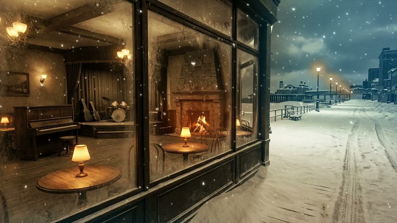 1920s Atlantic City Winter Jazz Café | Boardwalk Empire Style Ambience