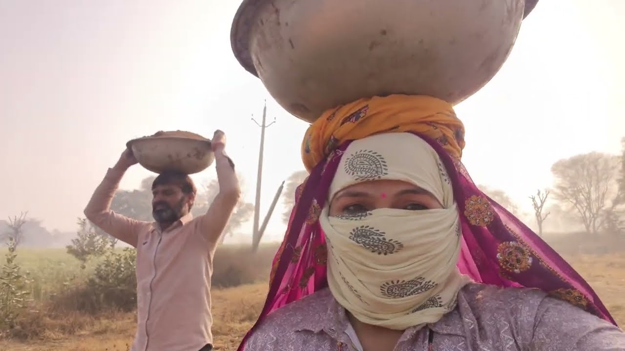 लास्ट टाइम में ये सब क्या हो गया 😱 मिस्त्री बीच में ही छोड़ भागा।।#ganvkilifestyle #dailyvlog #vlog 