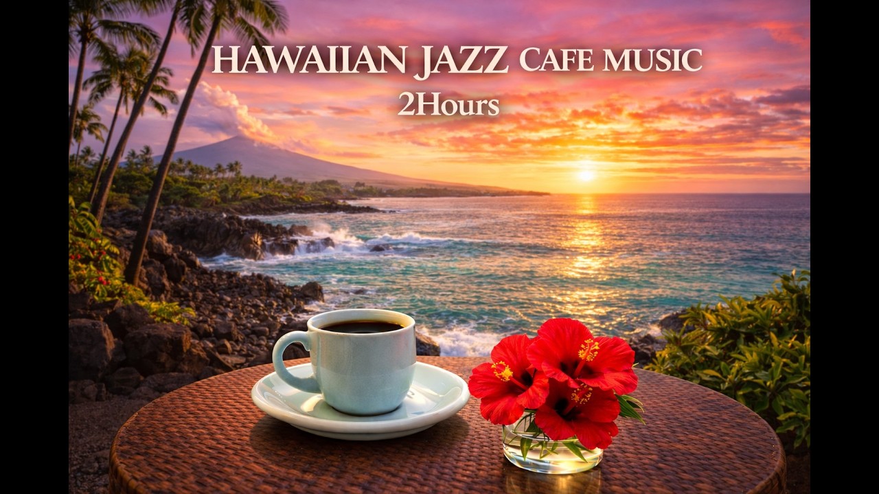 2 Hours of Hawaiian Jazz Calm Café Music for Study, Work, and Deep Focus – Vol.16