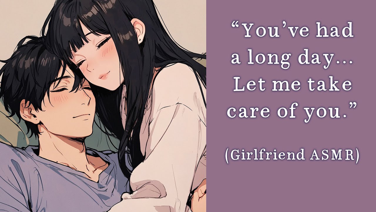 ASMR Girlfriend takes care of you after work (comfort)(encouragement)(F4M)(F4A)