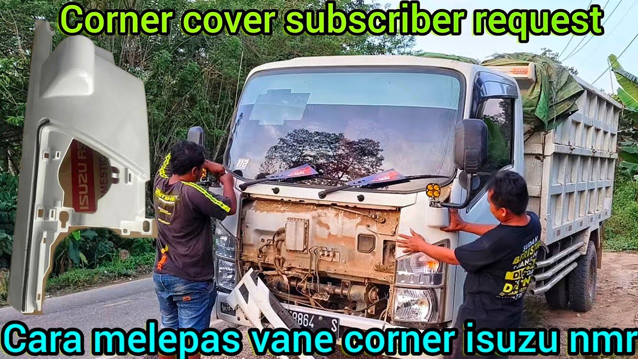 Cara melepas vane corner isuzu nmr 71‼️#Cornercover #Vanecorner #Pipilampu