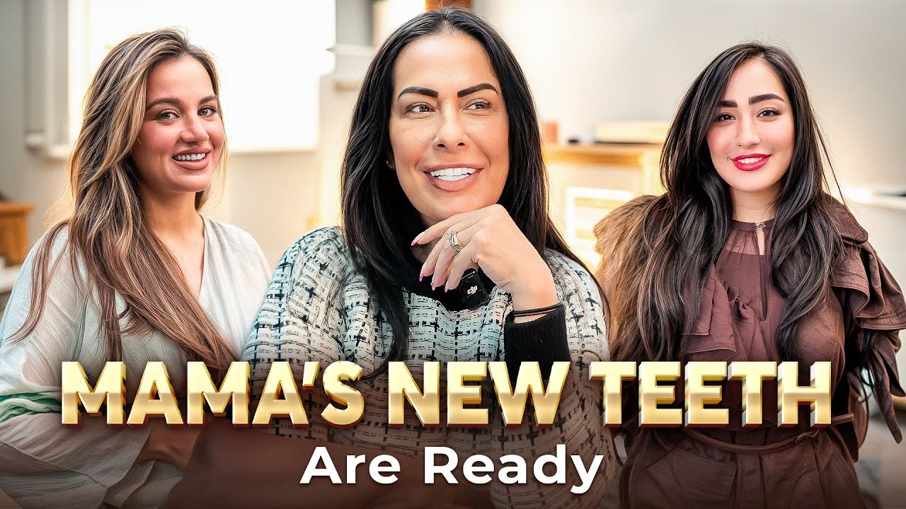 Happy to See Mama Smile Again | New Teeth | Parnian Istanbul Bazaar Shopping  برای مادرم دندان ها نو