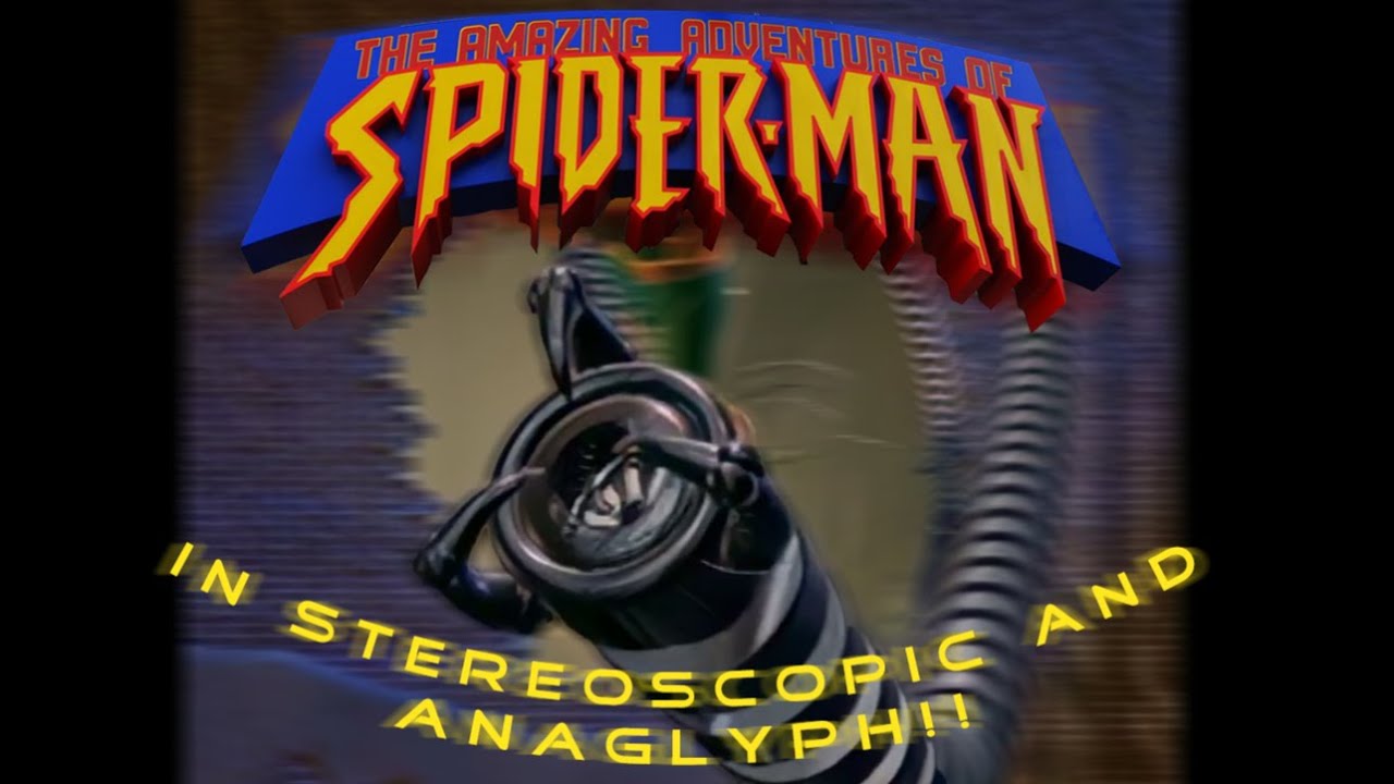 The Amazing Adventures Of Spider-Man Ride 1999 Film Video 3D Stereoscopic/Anaglyph 4K