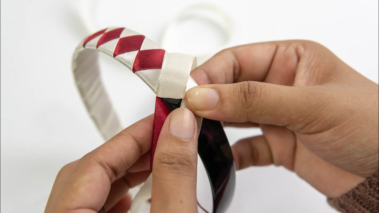 DIY Ideas for Girls: Easy Braided Hair Band with Ribbons