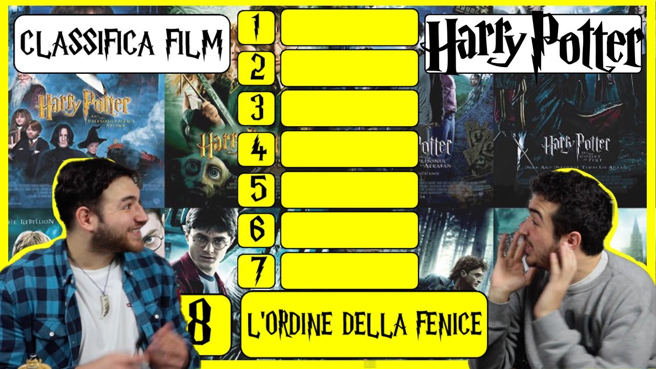 LETTORE dei libri di HARRY POTTER vs FAN dei FILM della saga - Classifica FILM DI HARRY POTTER
