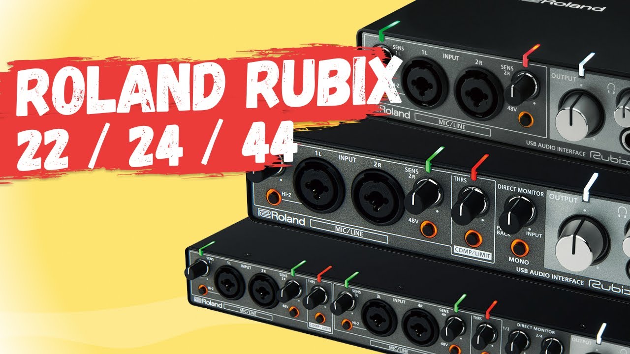 Roland Rubix 22, 24, 44 // 🧐Сравнение звуковых карт/аудиоинтерфейсов