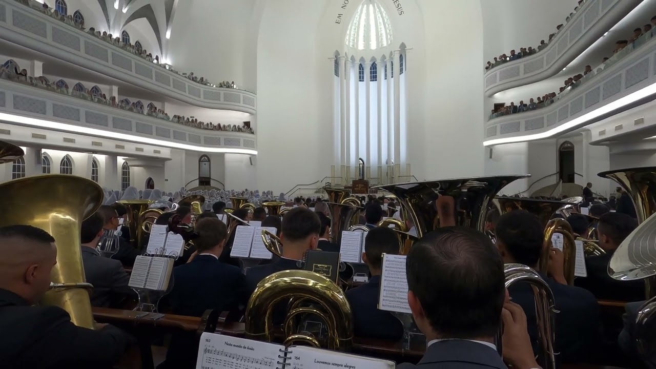 HINO 163 CCB Neste Mundo de Ilusão - CULTO ESPECIAL COM BATISMO NO BRÁS 10/09/2022
