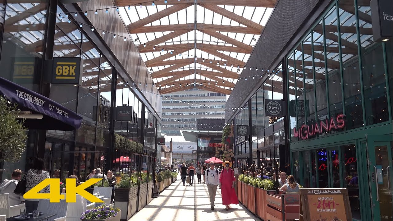 Bracknell Walk: Town Centre【4K】