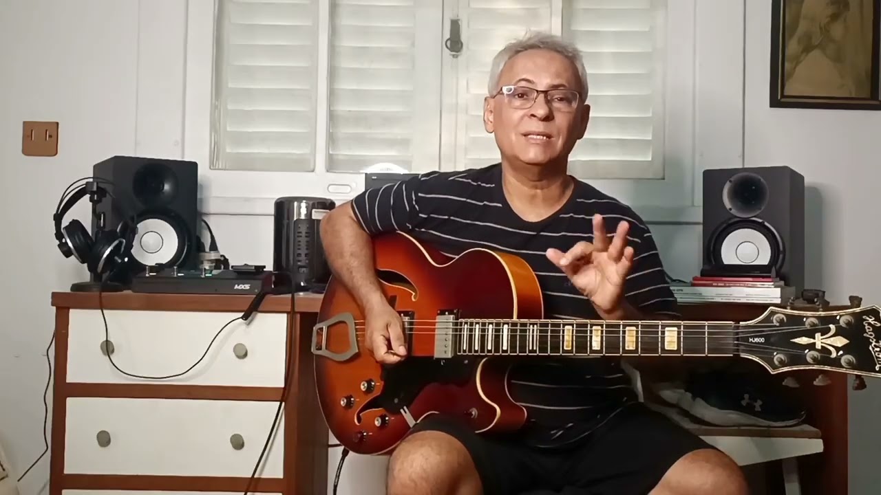 Простая импровизация - 5/30 #джаз #гитара #hagstrom #бразилия #риодежанейро #видео #youtube