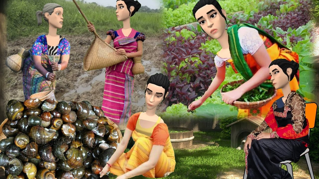 Bikunjuni Gajri Huda//बिखूनजोनि गाज्रि हुदा//Creative Bodowood Cartoon