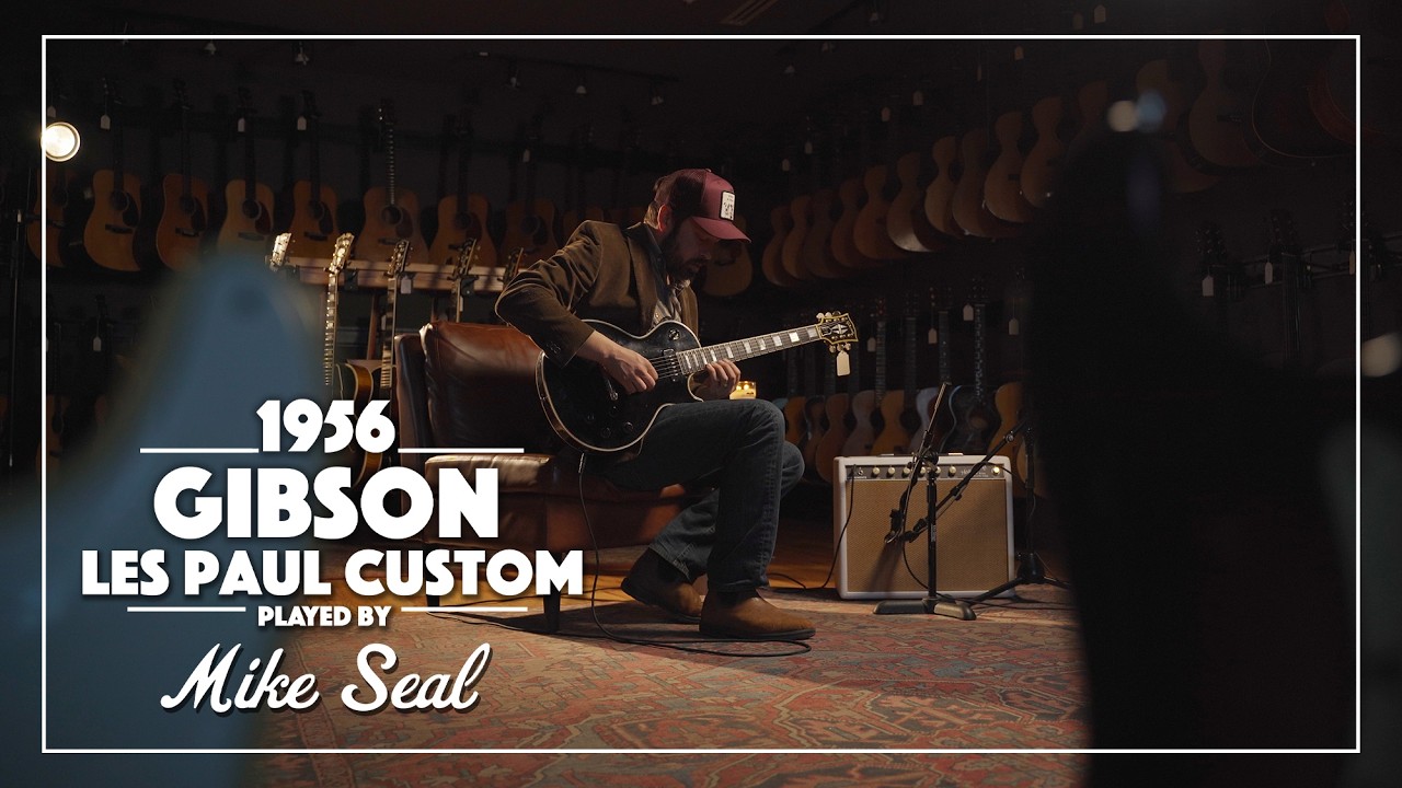 Mike Seal plays a 1956 Ebony Gibson Les Paul Custom | Live from Carter Vintage | Nashville, TN
