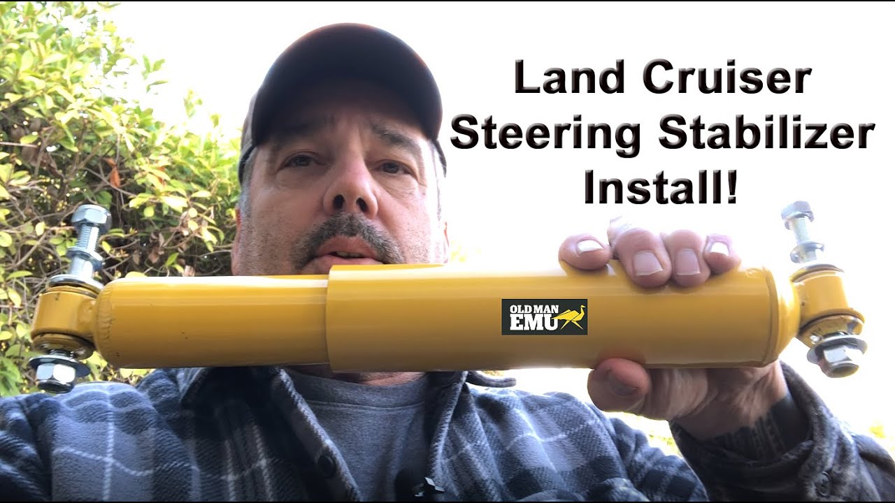1997 Toyota Land Cruiser Old Man EMU steering stabilizer install